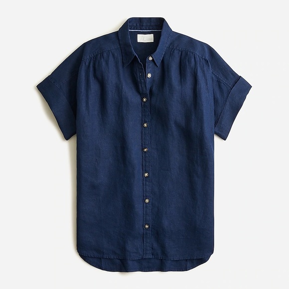 Irish Linen J Crew Linen T Shirt NWT J Crew Relaxed-fit Short